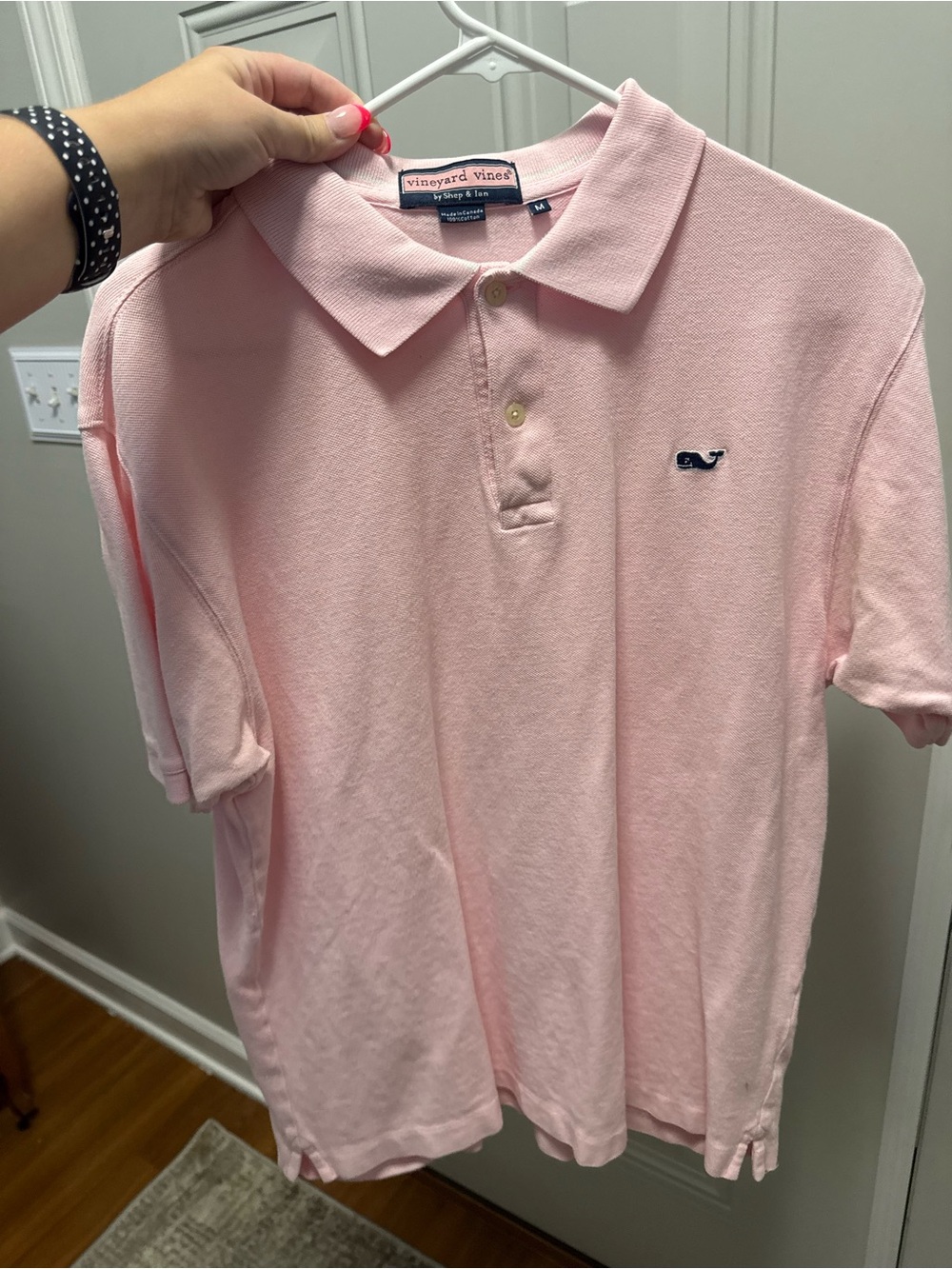 Vineyard Vines Light Pink Short-Sleeve Polo